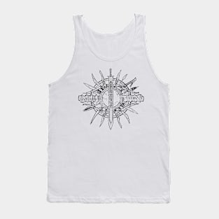 Weapon Burst - Black Tank Top